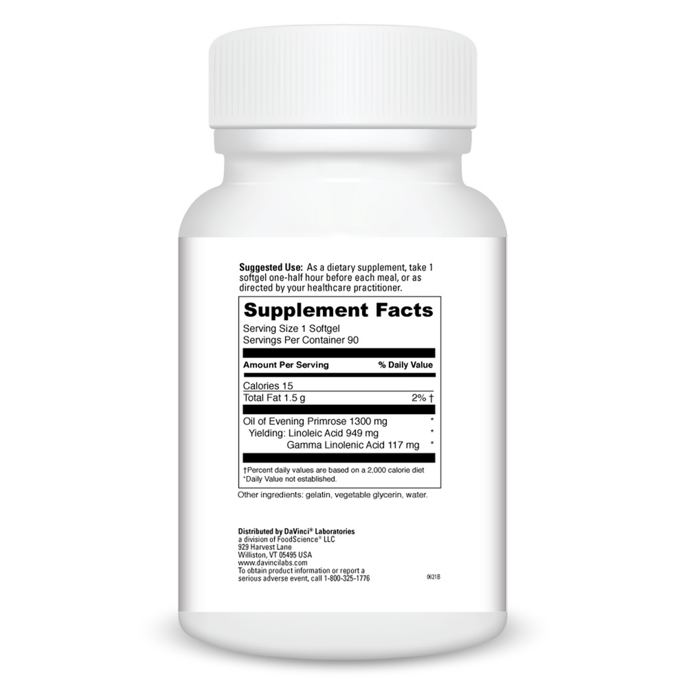 Supplement bottle with label on a white background