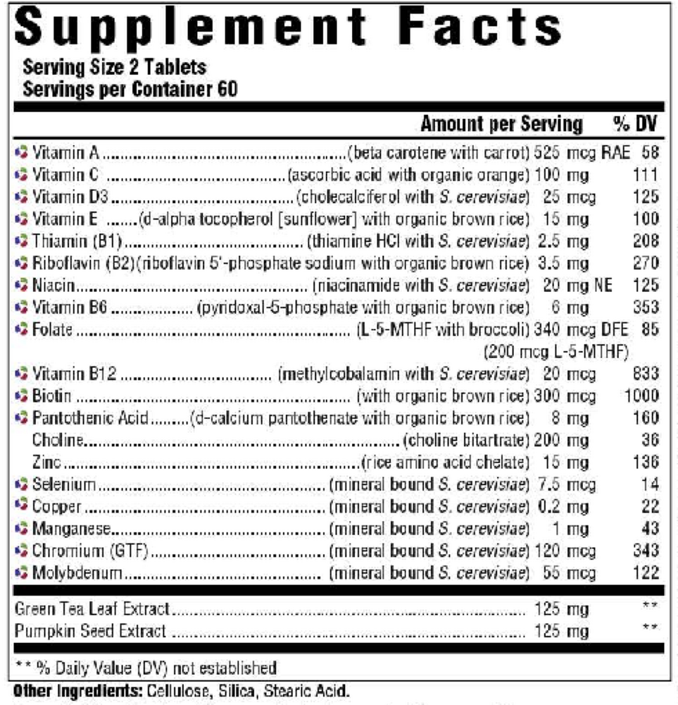 A label that shows supplement facts