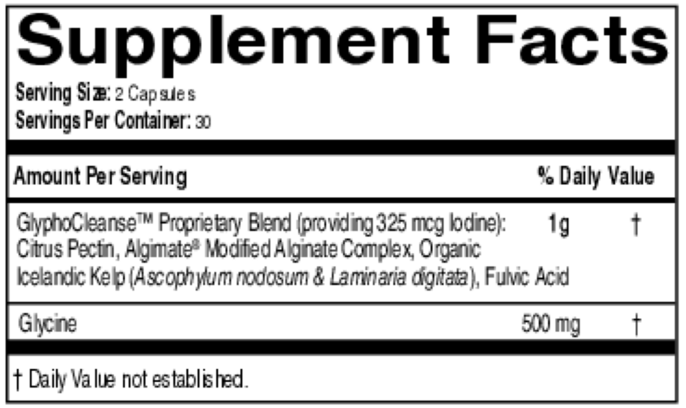 A label that shows supplement facts