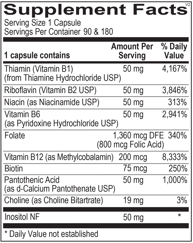 A picture of the supplement facts label.