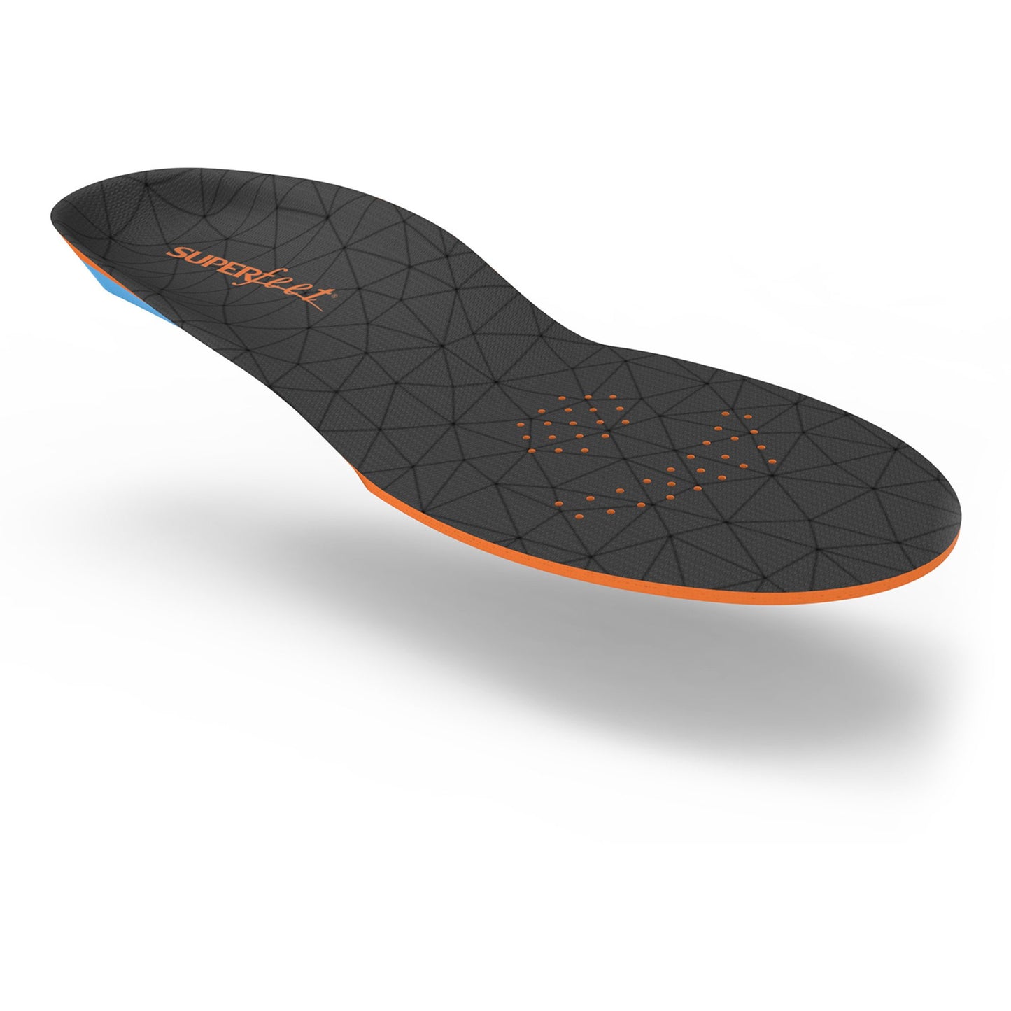Insole Superfeet® FLEX Full Length Foam / Nylon-Black / Blue / Orange