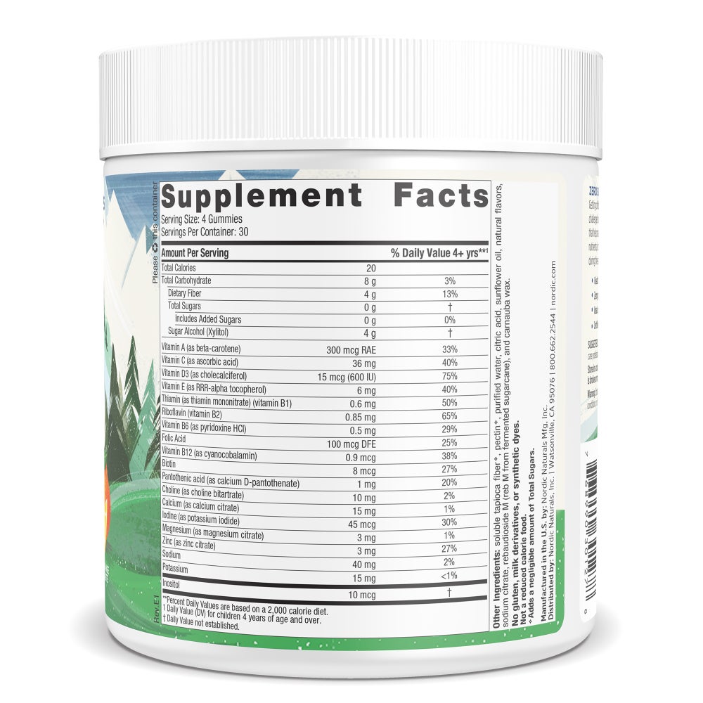 A list of supplement facts.