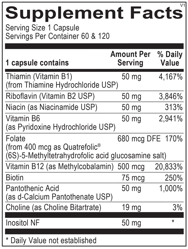 A picture of the supplement facts label.