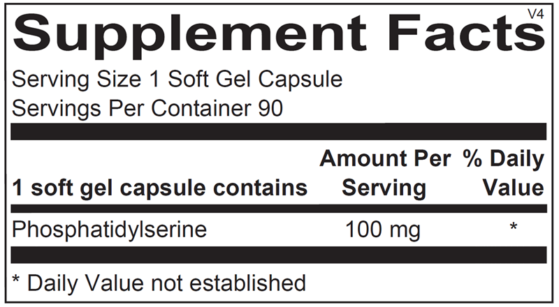 A picture of the supplement facts label.