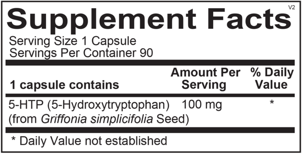 A picture of the supplement facts label.