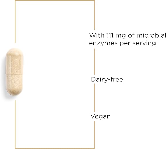 A tan capsule. Dairy free and vegan