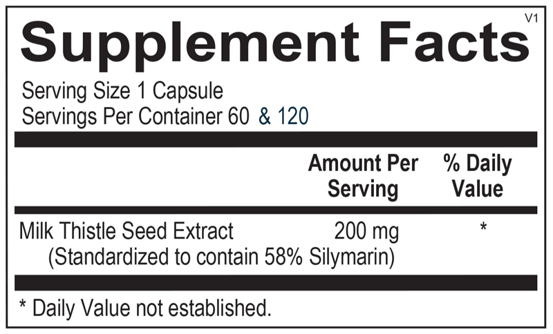 A list of supplement facts.