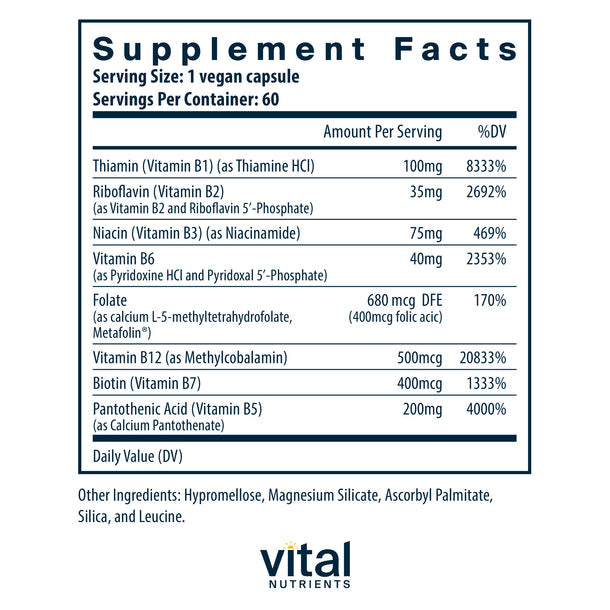 A picture of the supplement facts label.