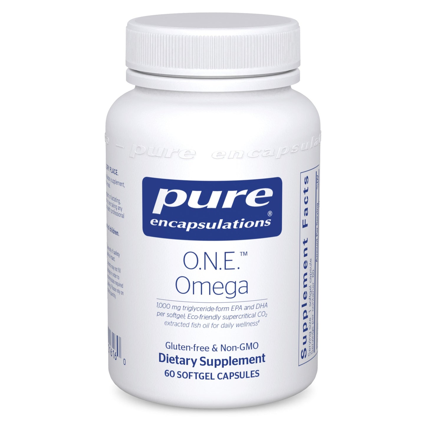 A bottle of Pure Encapsulations O.N.E. Omega