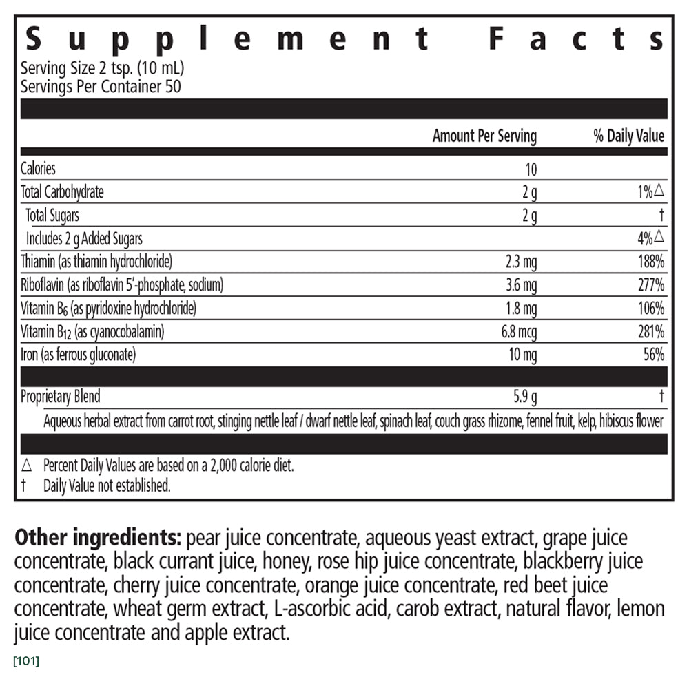 A list of supplement facts.