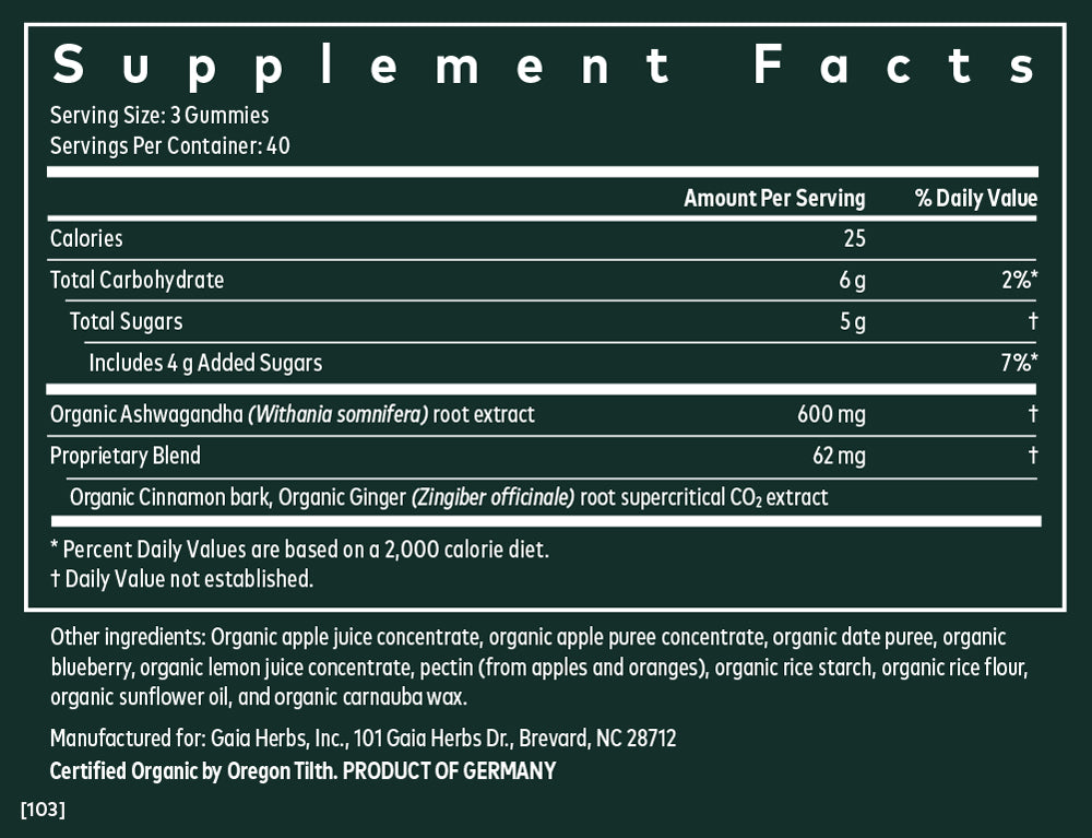 A list of supplement facts.