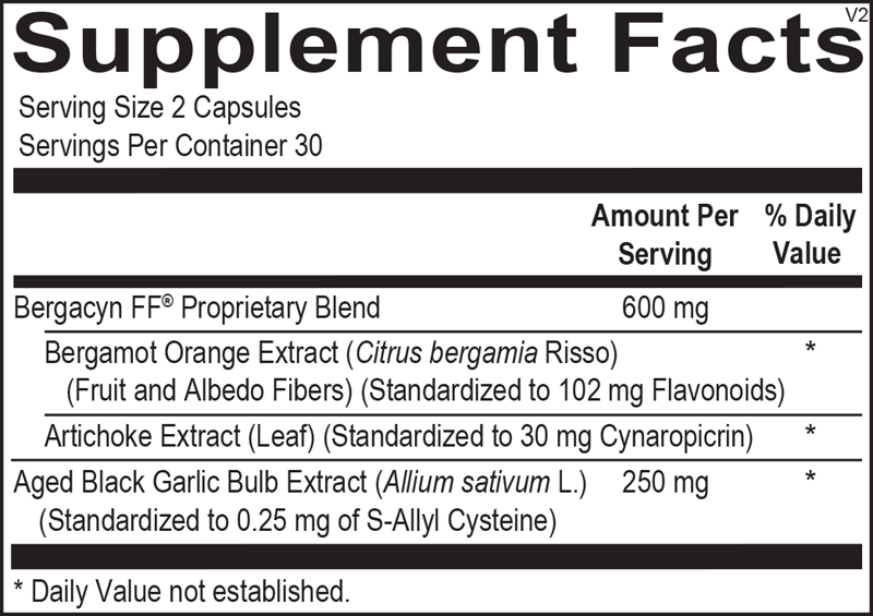 A picture of a label with supplement facts