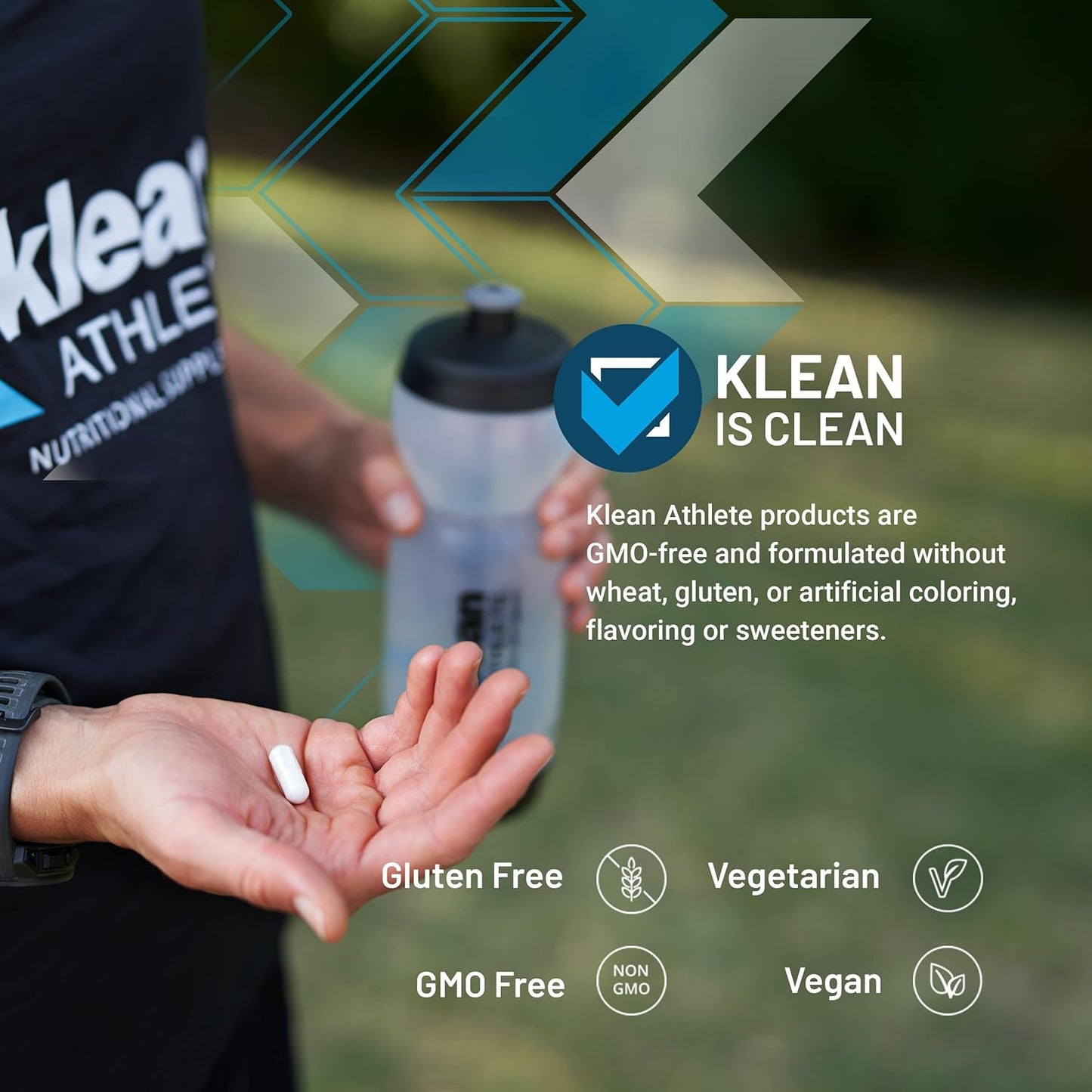 Klean is clean. Gkuten and GMO free. Vegan and vegetarian