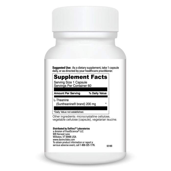 Supplement bottle with label on a white background
