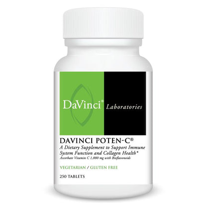 DaVinci Laboratories Davinci Poten-C dietary supplement bottle on a white background