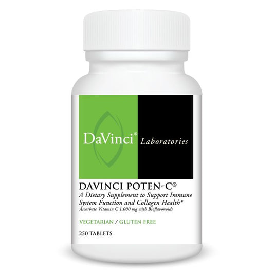 DaVinci Laboratories Davinci Poten-C dietary supplement bottle on a white background