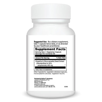 Supplement bottle with label on a white background