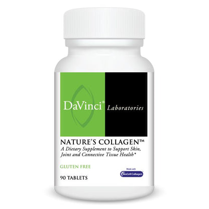 DaVinci Laboratories Nature's Collagen supplement bottle on a white background