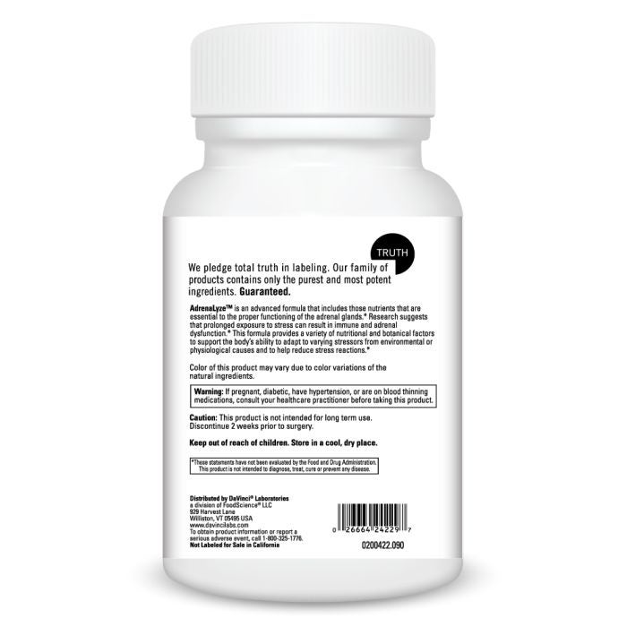 White bottle with label on a white background