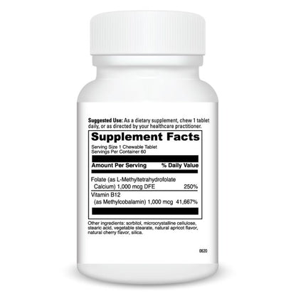Supplement bottle with label on a white background