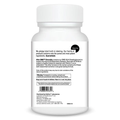 White pill bottle with black text on a white background