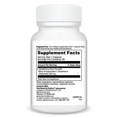 Supplement bottle with label on a white background