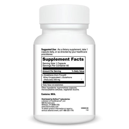 Supplement bottle with label on a white background