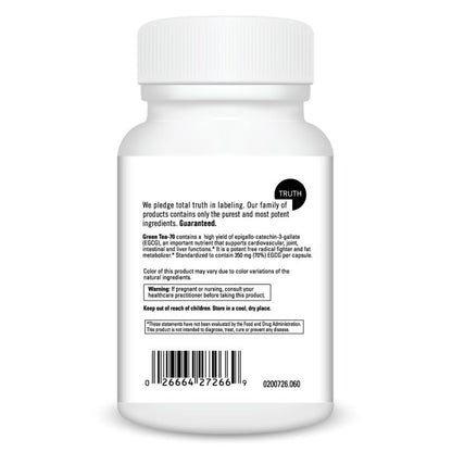 White supplement bottle with label on a white background