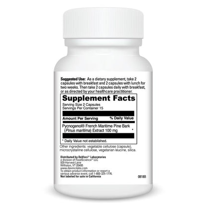 Supplement bottle with label on a white background