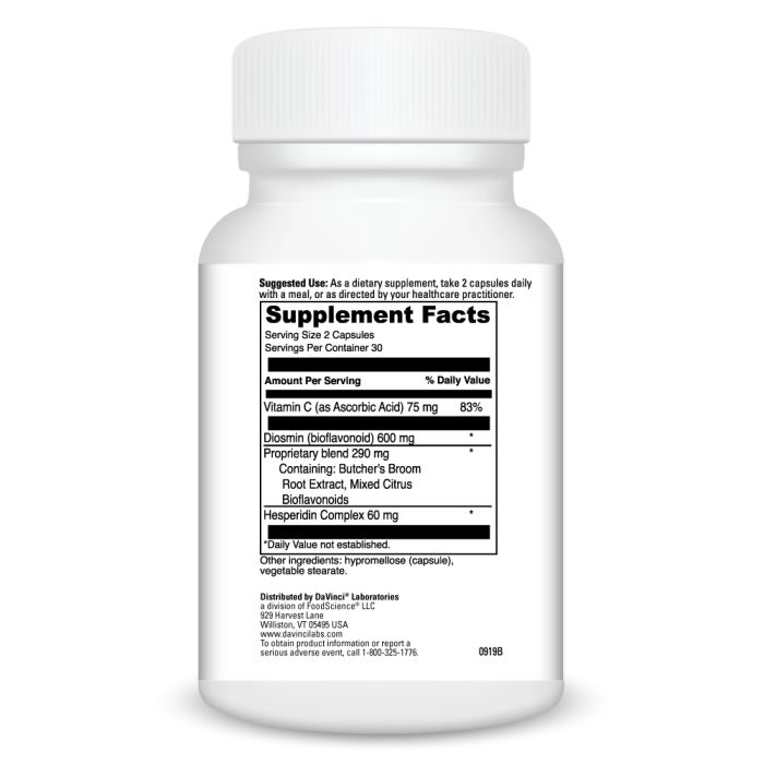 Supplement bottle with label on a white background