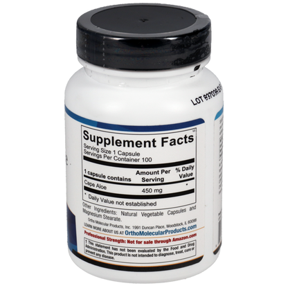 Supplement bottle with label showing 'Supplement Facts' on a white background