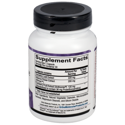 Supplement bottle with label showing 'Supplement Facts' on a white background