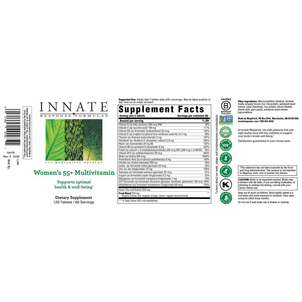 A label that shows supplement facts