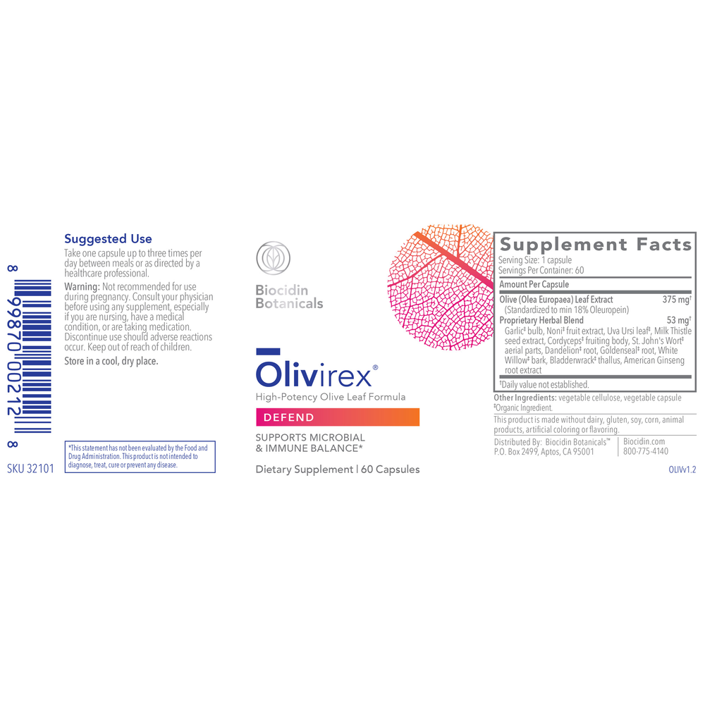 A label that shows supplement facts