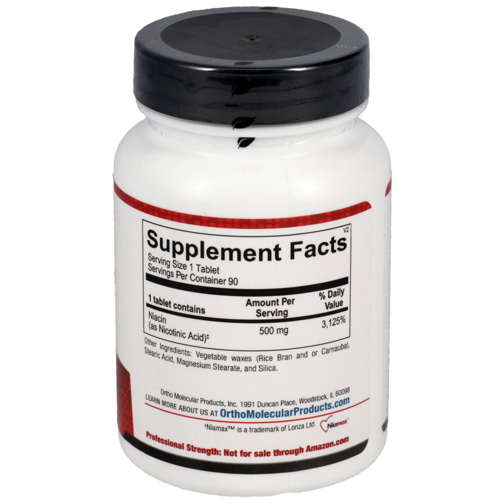 Supplement bottle with label on a white background