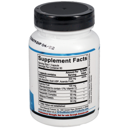 Supplement container with label showing 'Supplement Facts' on a white background