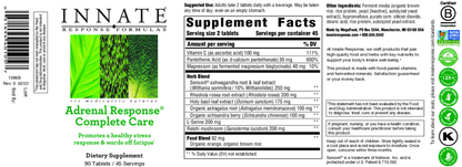 A label that shows supplement facts