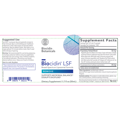 A label that shows supplement facts