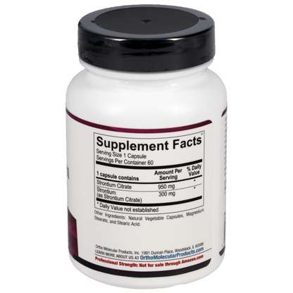 Supplement container with label showing 'Supplement Facts' on a white background