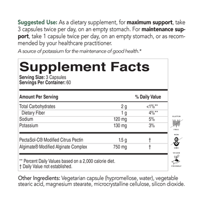 A label that shows supplement facts