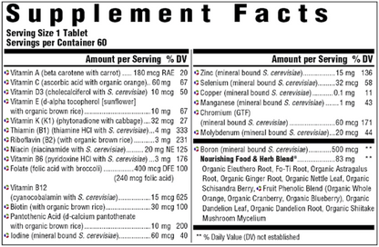 A label that shows supplement facts