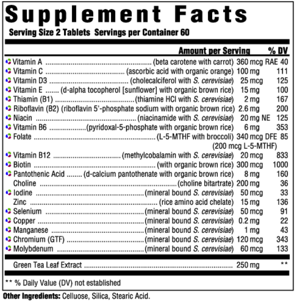 A label that shows supplement facts