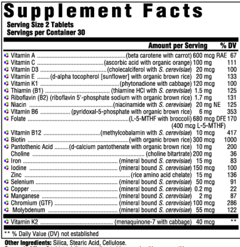 A label that shows supplement facts