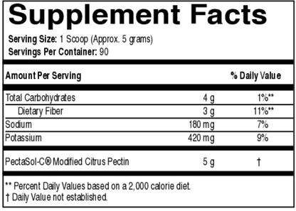 A label that shows supplement facts