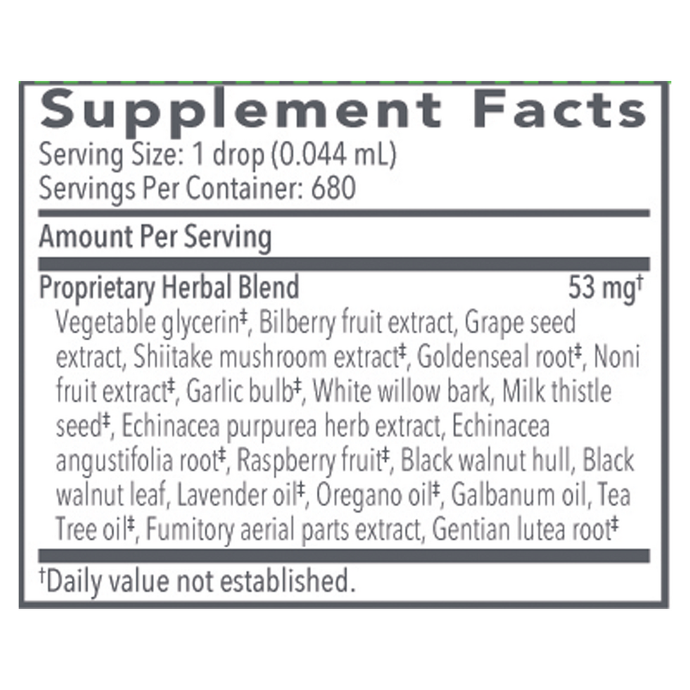A label that shows supplement facts