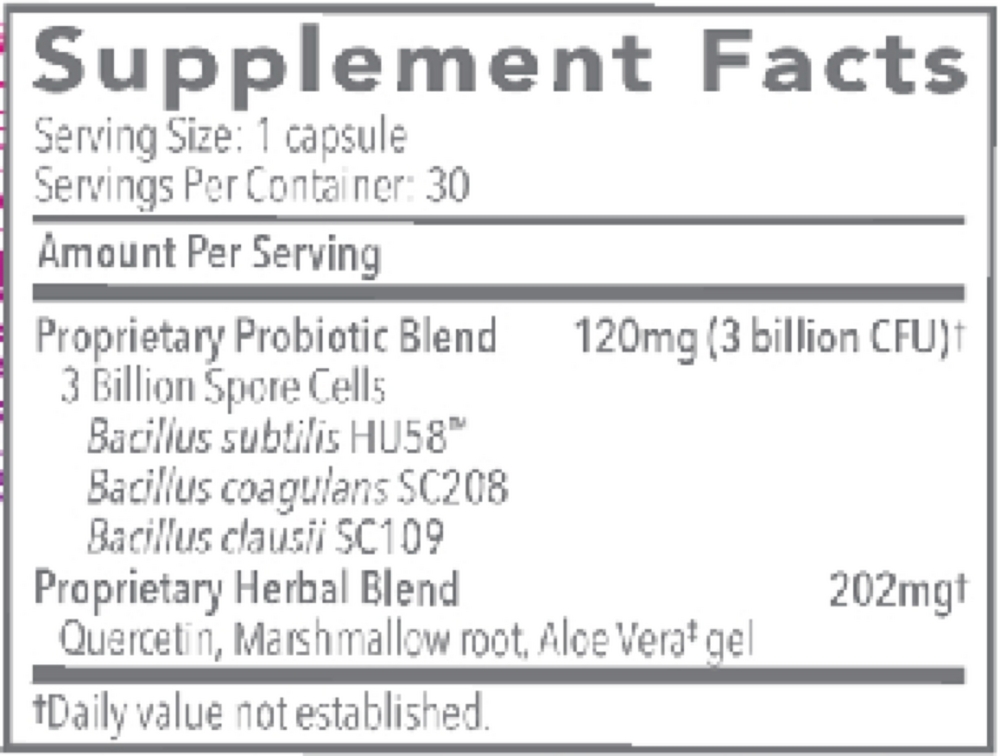 A label that shows supplement facts