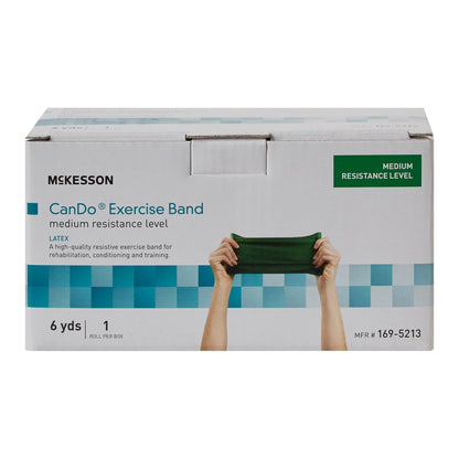 Box of CanDo Exercise Band with McKesson branding on a white background