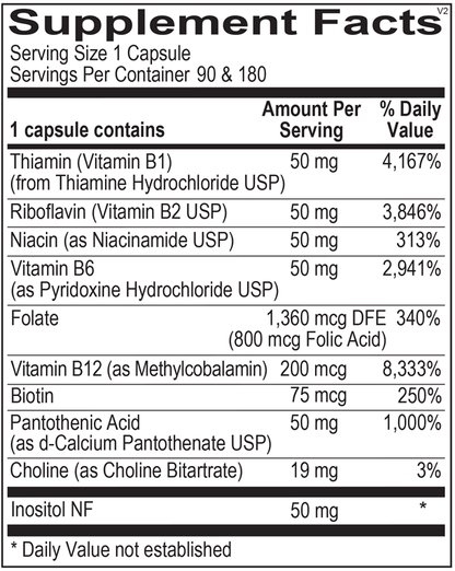 A picture of the supplement facts label.  
