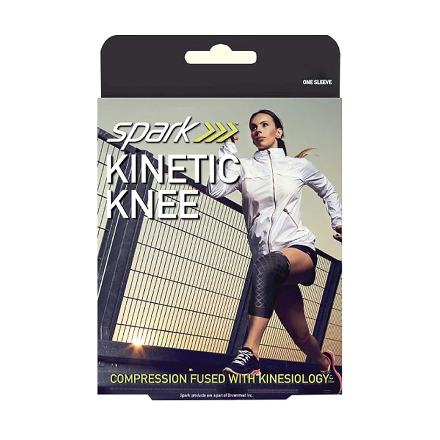 Knee Sleeve Spark Kinetic Knee Pull-On 16 to 18 Inch Knee Circumference Left or Right Knee (40410, 40411, 40412)