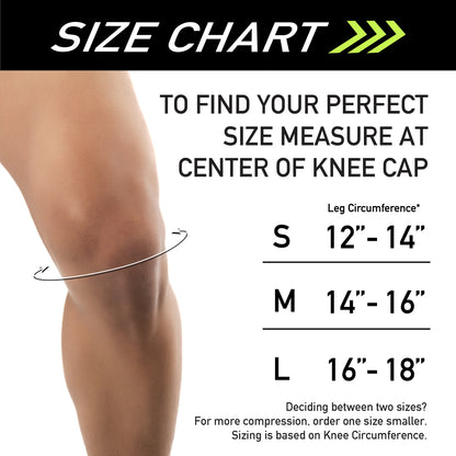 Knee Sleeve Spark Kinetic Knee Pull-On 16 to 18 Inch Knee Circumference Left or Right Knee (40410, 40411, 40412)